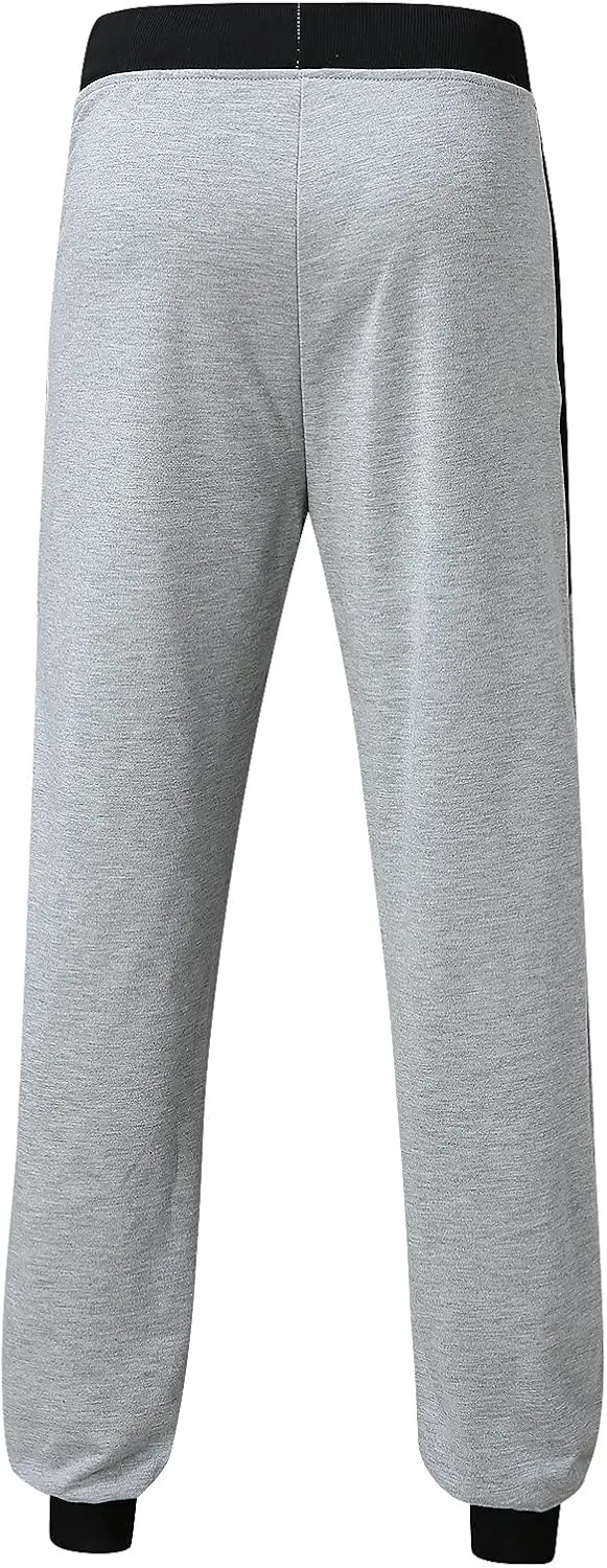 Cargo Pants for Men Relaxed Fit Workout Sports Running Pant Zipper Pockets Pants for Men with Zipper Casual Pockets
