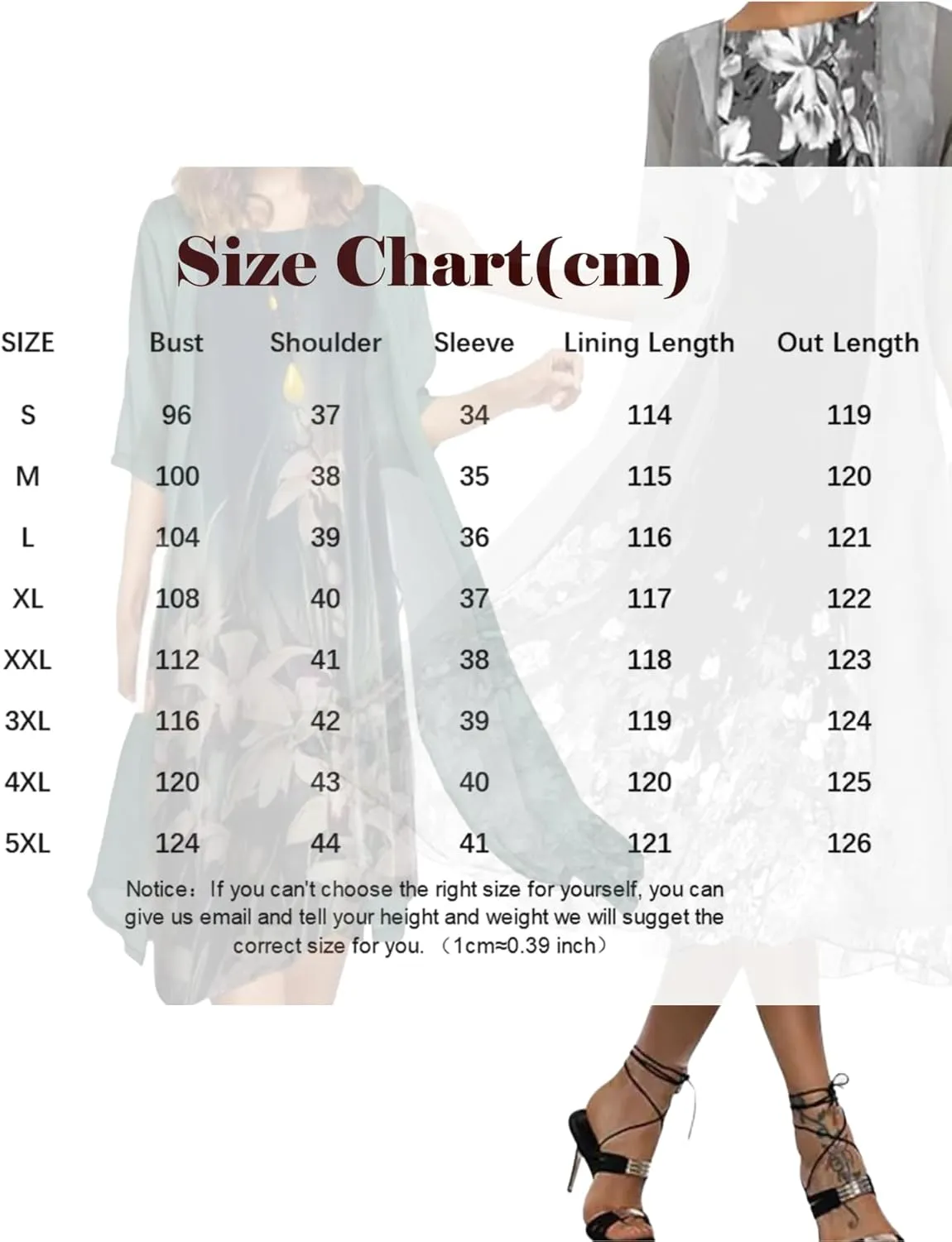 Chiffon Two Piece Set Maxi Dress for Women Summer Casual Boho Floral Cardigan Flowy Cocktail Wedding Guest Midi Dresses
