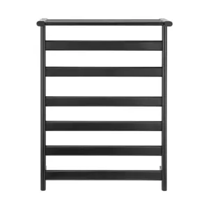Cleo 27 Inch Electrical Towel Warmer Black Fast Warm Up