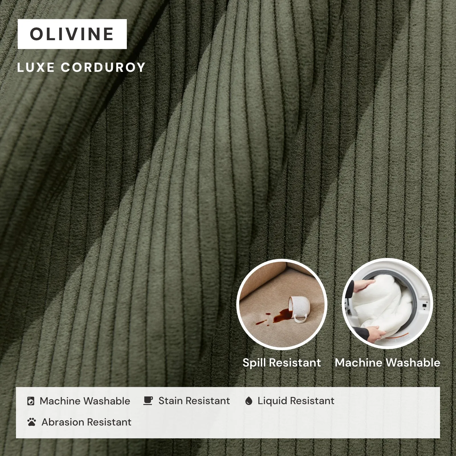 Elevate Comfort Layer for Ottoman in Olivine