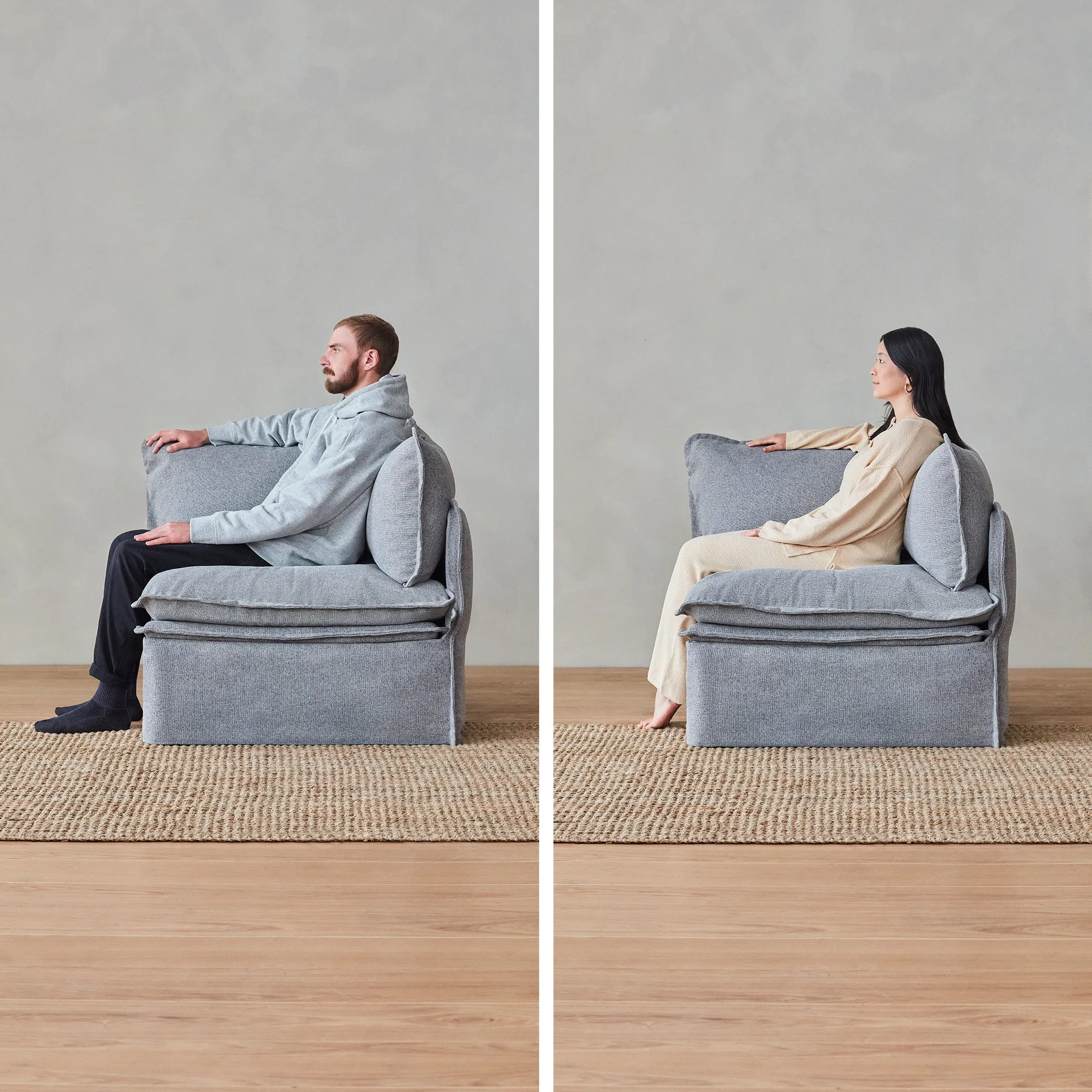 Elevate Comfort Layer for Ottoman in Pumice