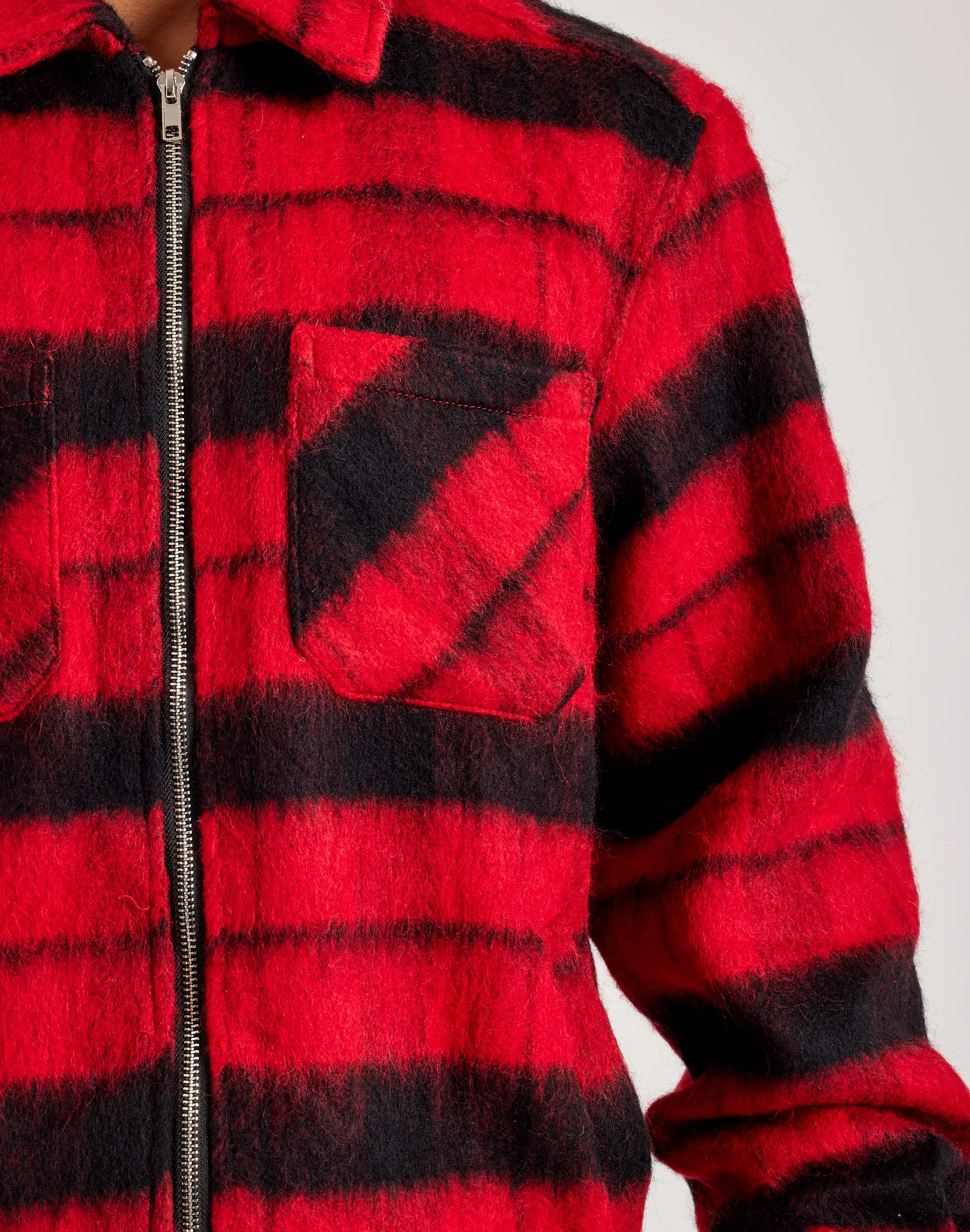 EPTM Mohair Zip-Up Flannel