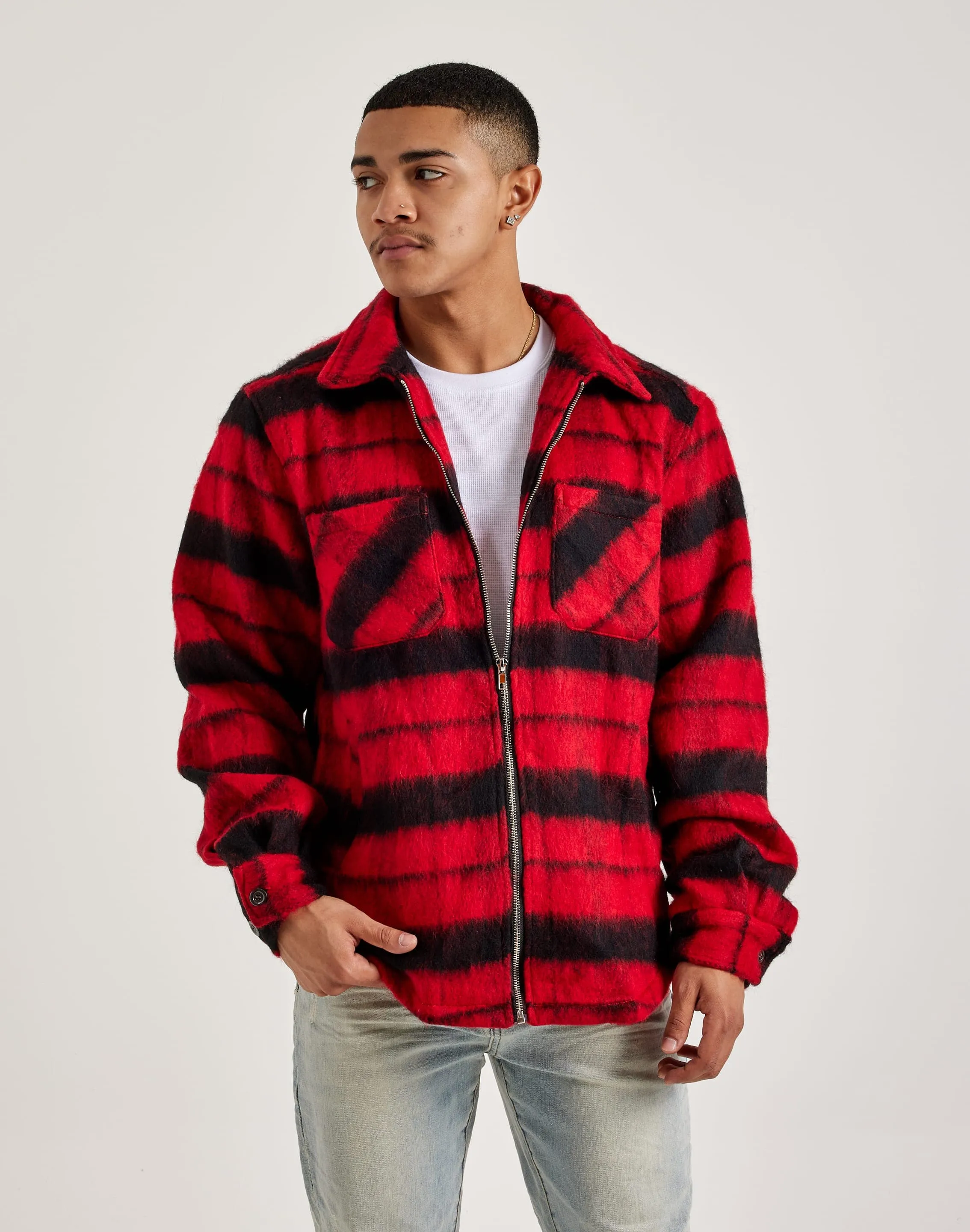 EPTM Mohair Zip-Up Flannel