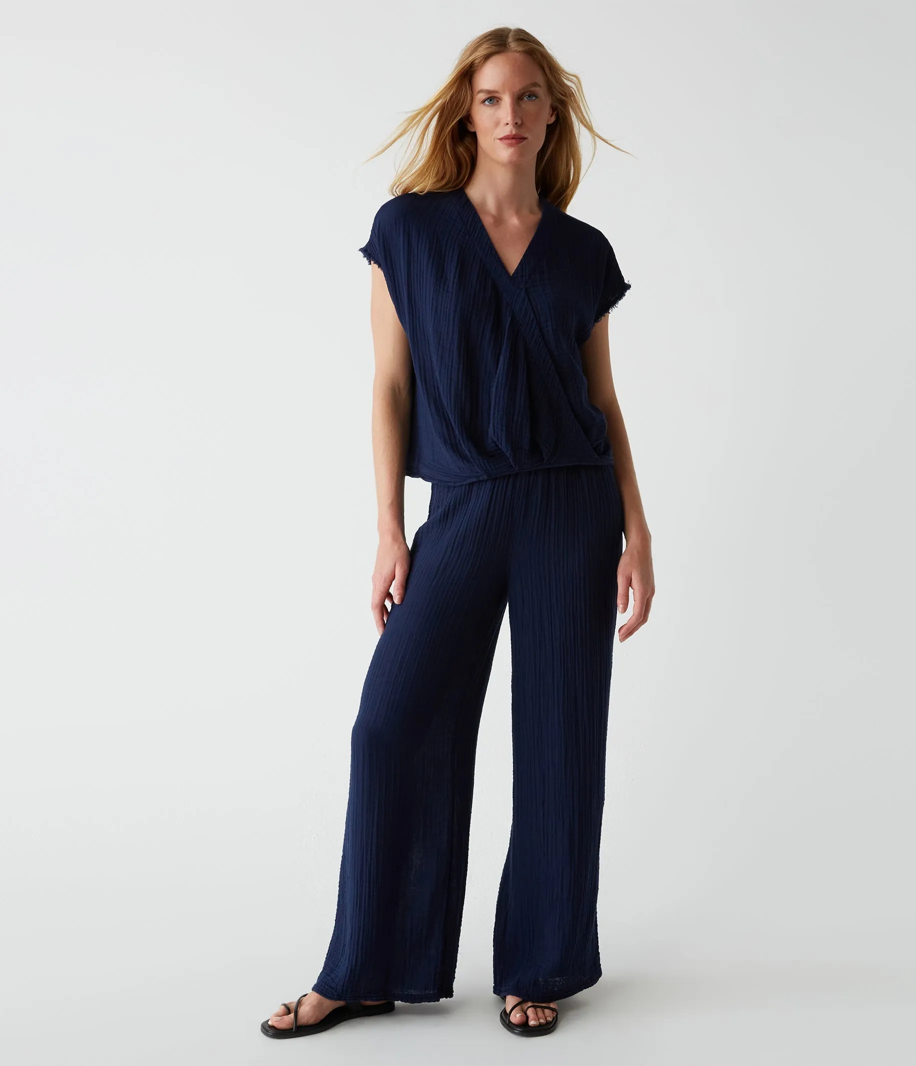 Evie Gauze Surplice Top