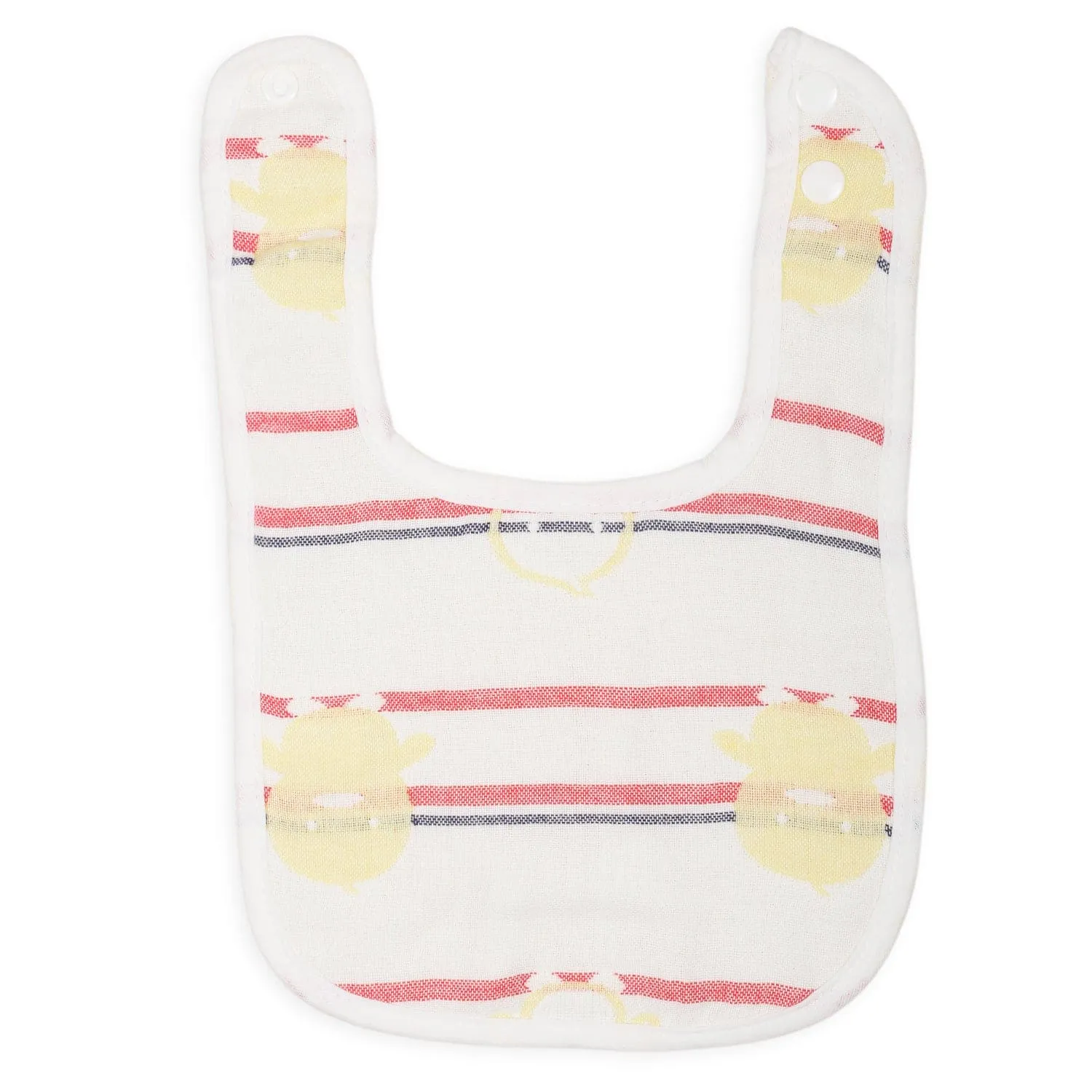 Feeding Bibs Pack Of 3 Cloud Print Multicolour