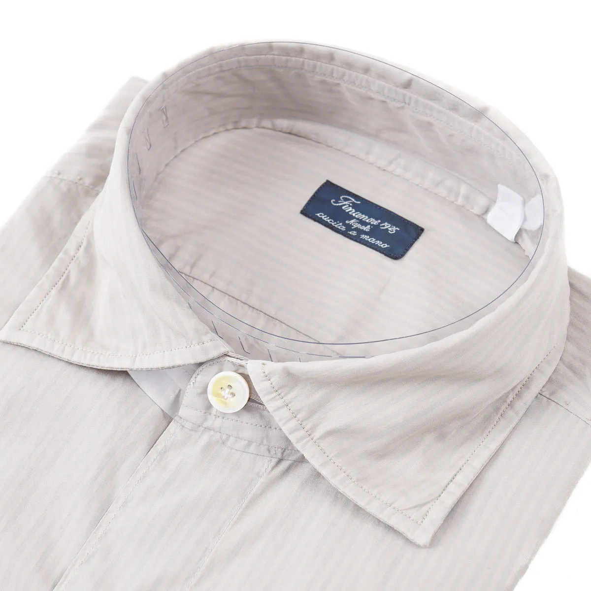 Finamore Lightweight Cotton Dress Shirt