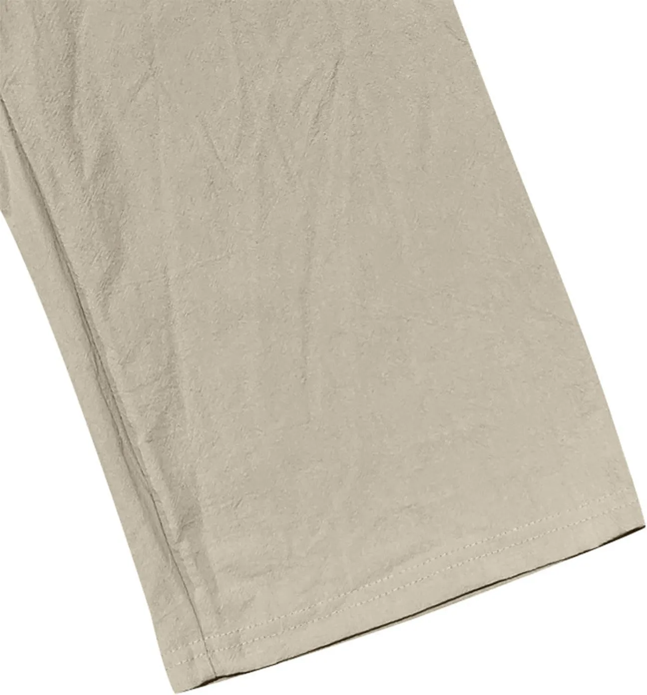 Finelylove Mens Casual Summer Linen Pants Relaxed Fit Button Beach Pants Elastic Waist Drawstring Long Lounge Yoga Trousers