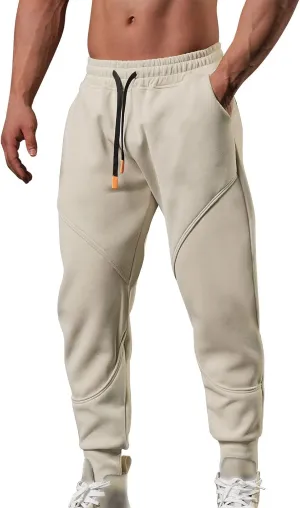 FZVYD Men Jeans Slim Fit Mens Casual Elastic Drawstring Cargo Pants Lightweight Relaxed Fit Cotton Workout Sweatpants 2023