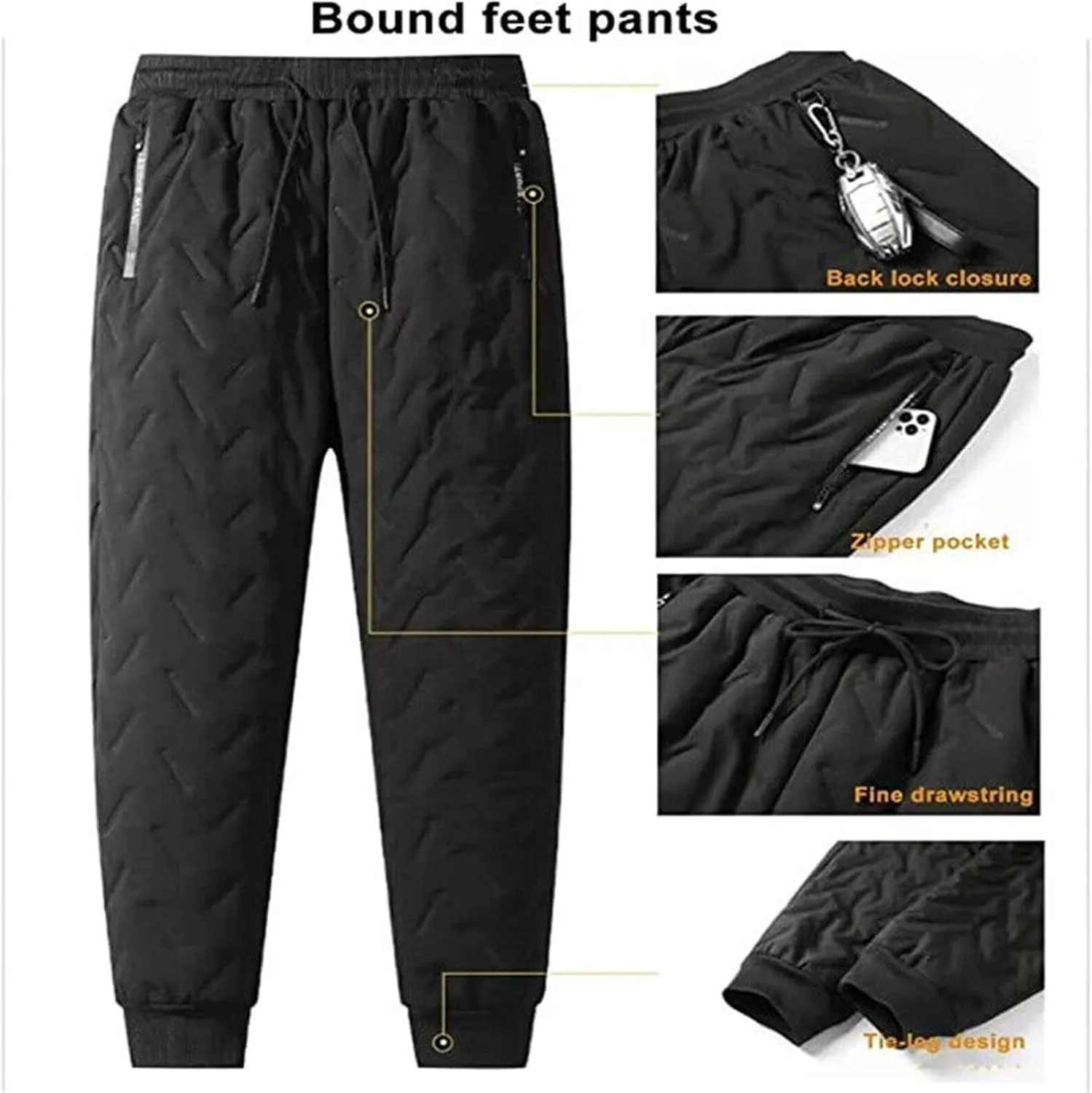FZVYD Men's Dress Pants Mens Casual Elastic Drawstring Cargo Pants Lightweight Relaxed Fit Cotton Workout Sweatpants 2023