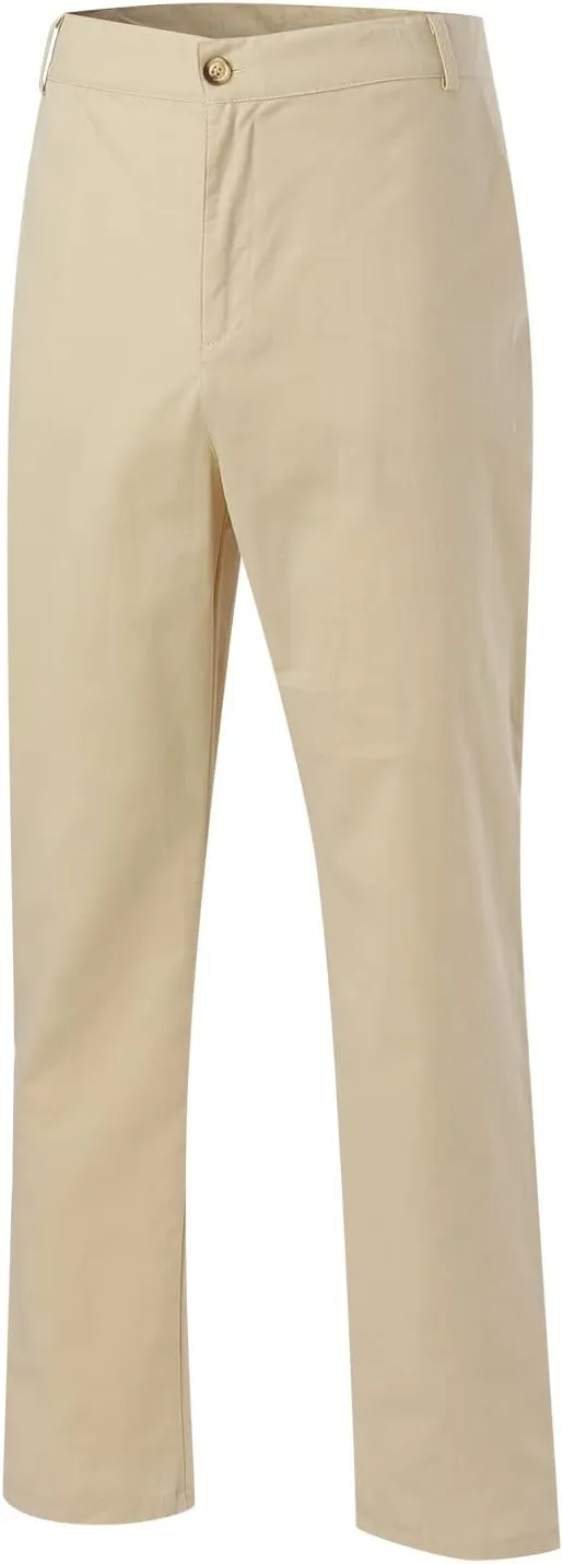FZVYD Men's Stretch Pants Mens Casual Elastic Drawstring Cargo Pants Lightweight Relaxed Fit Cotton Workout Sweatpants 2023