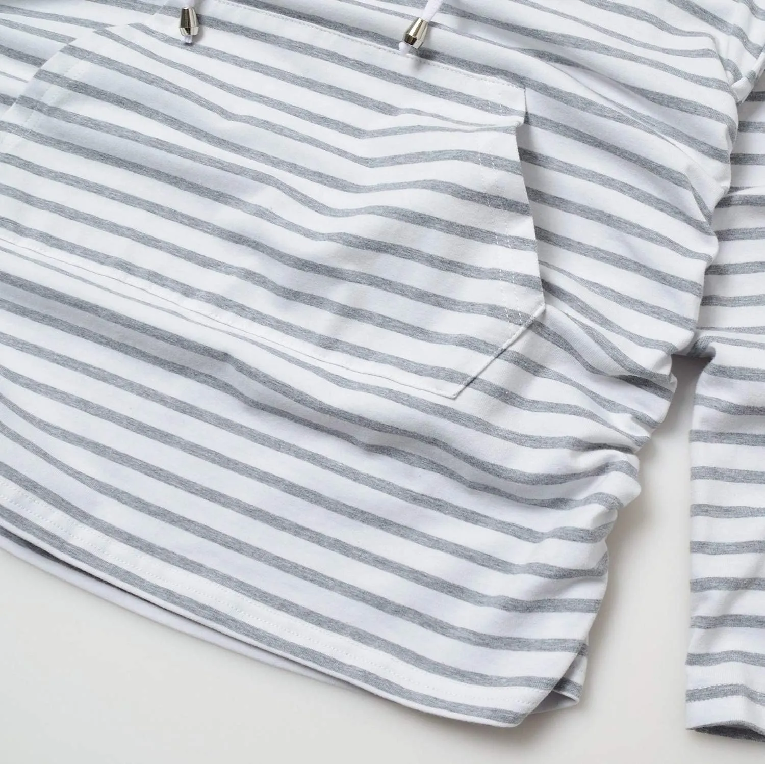 GINKANA Maternity Hoodie Long Sleeves Shirts Casual Maternity Top Pregnancy Sweatshirt Casual Clothes