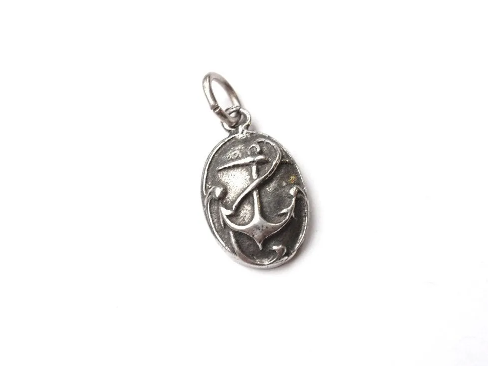 Gold Anchor Shield Charm, Anchor Jewelry, Anchor Charm, Gold Charm, Charm Bracelet, Nautical Jewelry, Nautical Charm, Boat Charm, Ocean