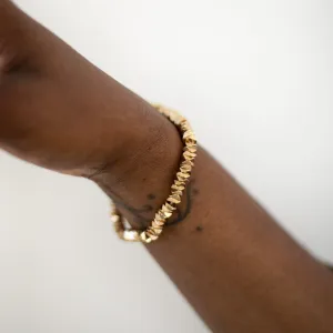 Gold Coin Stretch Bracelet
