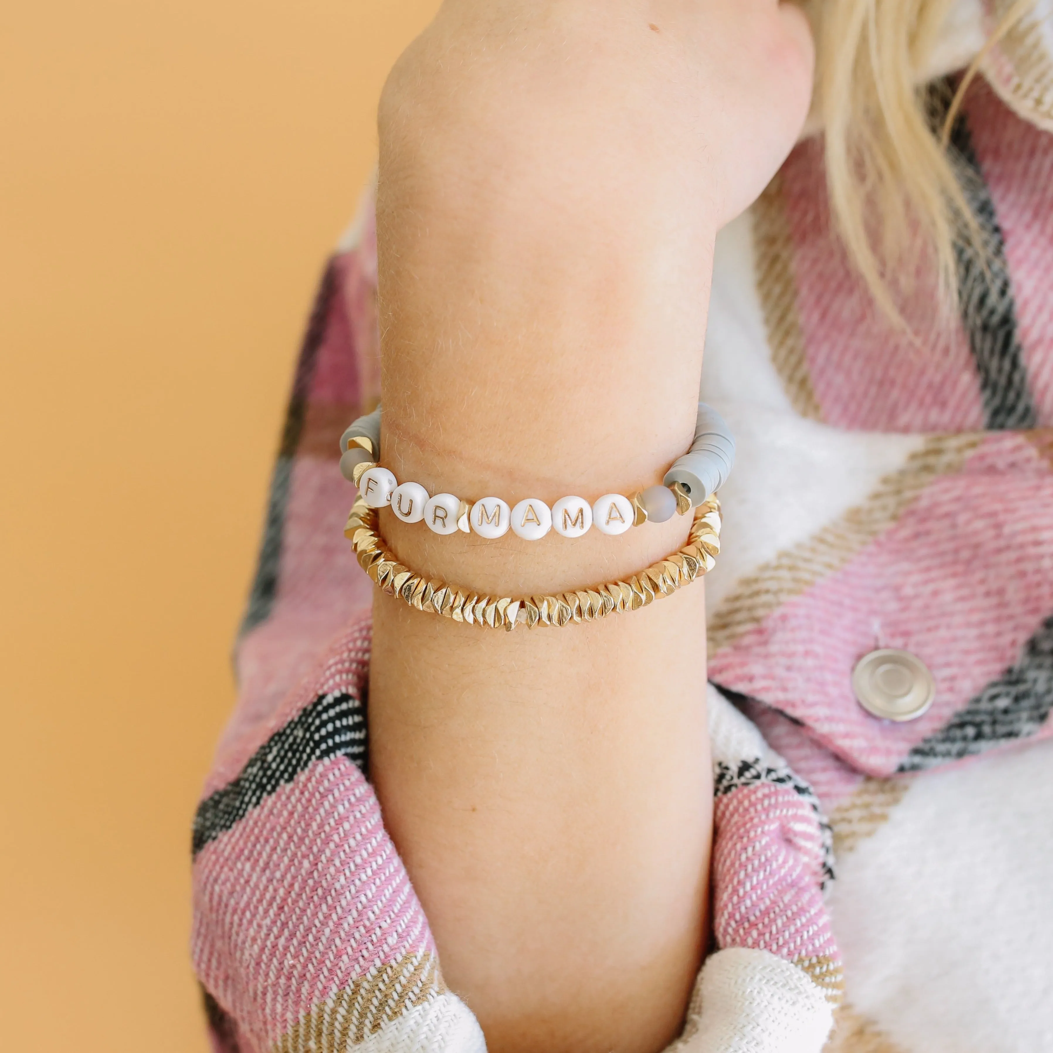 Gold Coin Stretch Bracelet