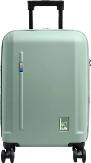 GOT BAG RE:SHELL Cabin Suitcase Made of Ocean Impact Plastic | Hand Luggage Suitcase with Padded 17 Inch Laptop Bag Practical Interior Division | 36 litre Capacity Suitcase Hard Case, Reef (Rpet),