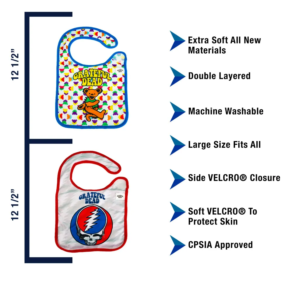 Grateful Dead Bib 2 Pack