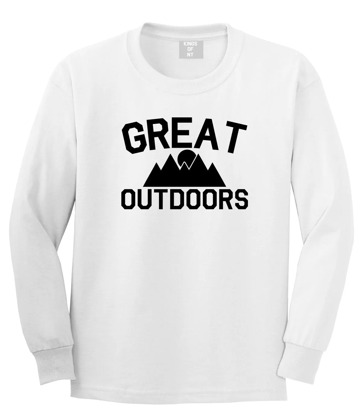 Great Outdoors Camping Mens Long Sleeve T-Shirt