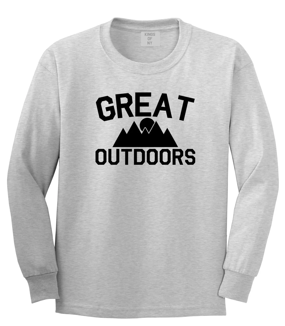 Great Outdoors Camping Mens Long Sleeve T-Shirt