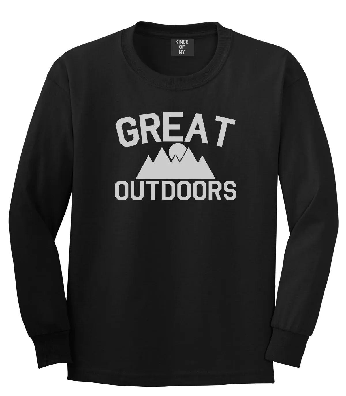 Great Outdoors Camping Mens Long Sleeve T-Shirt