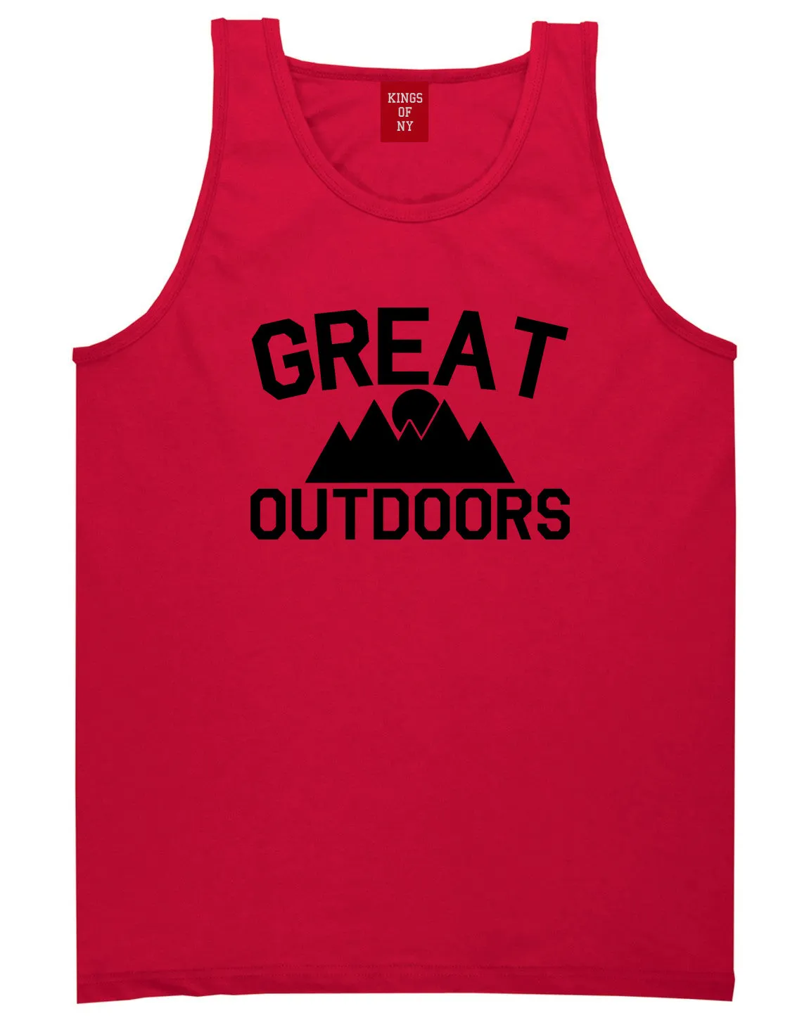 Great Outdoors Camping Mens Tank Top Shirt