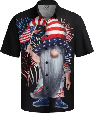 Hardaddy Men's Hawaiian Shirt Short Sleeve Funny Printed Casual Button Down Aloha Shirts