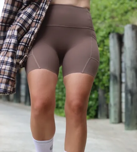 High Waisted 6" Bike Shorts - Harper Shorts