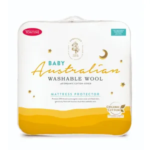 Homestead Baby/Junior Australian Washable Wool Mattress Protector