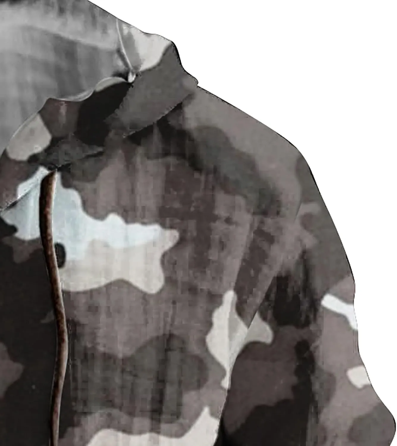 Hoodie for Men Drawstring Casual Beach Shirt Men's Casual Fashion Hooded Spring and Long Sleeve Hippie Men's