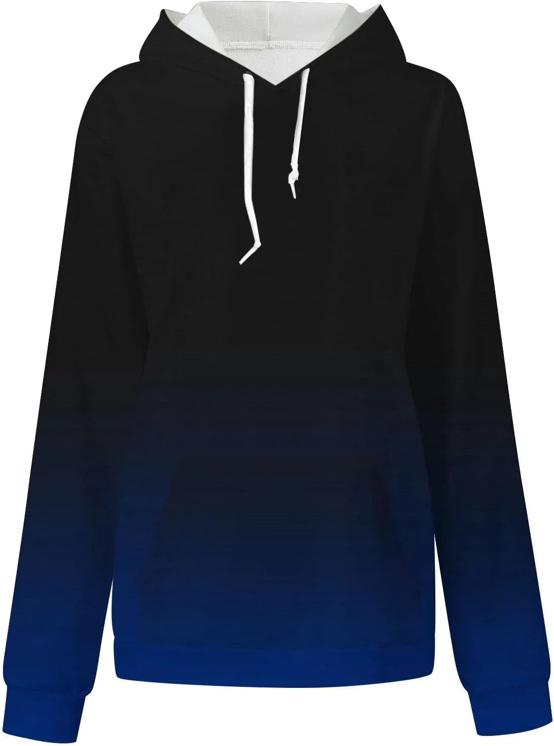 Hoodies for Women Casual Crewneck Oversized Pullover Sweaters Comfy Fall Fashion Outfits Clothes with Pocket