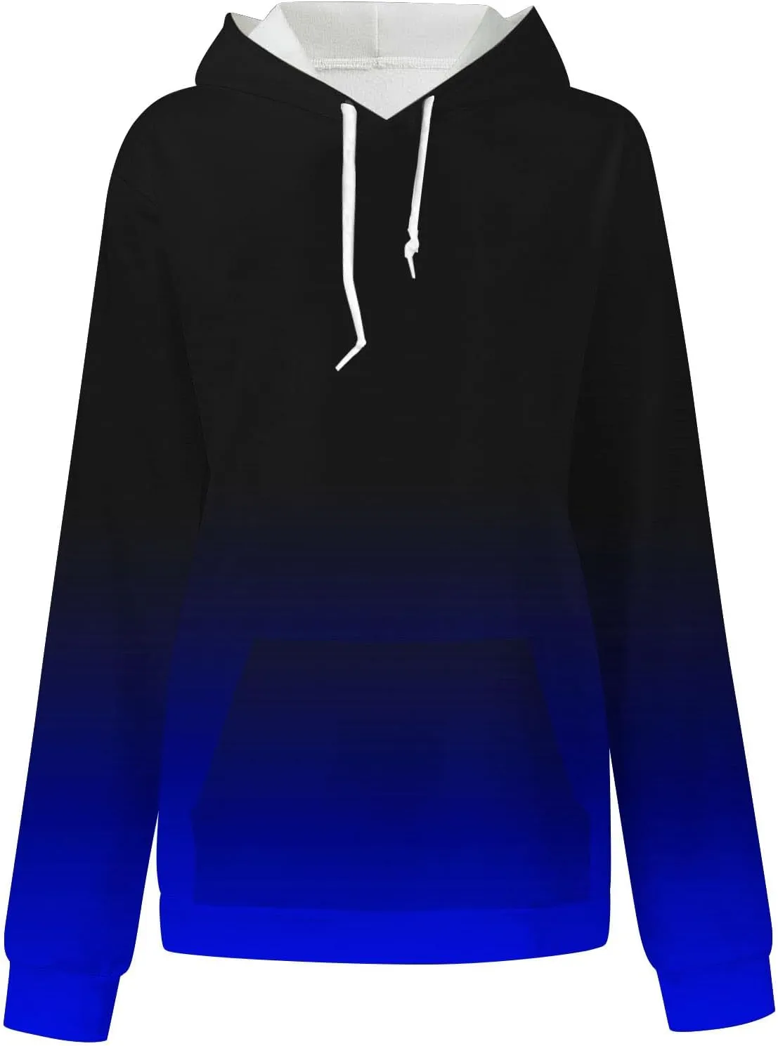 Hoodies for Women Casual Crewneck Oversized Pullover Sweaters Comfy Fall Fashion Outfits Clothes with Pocket