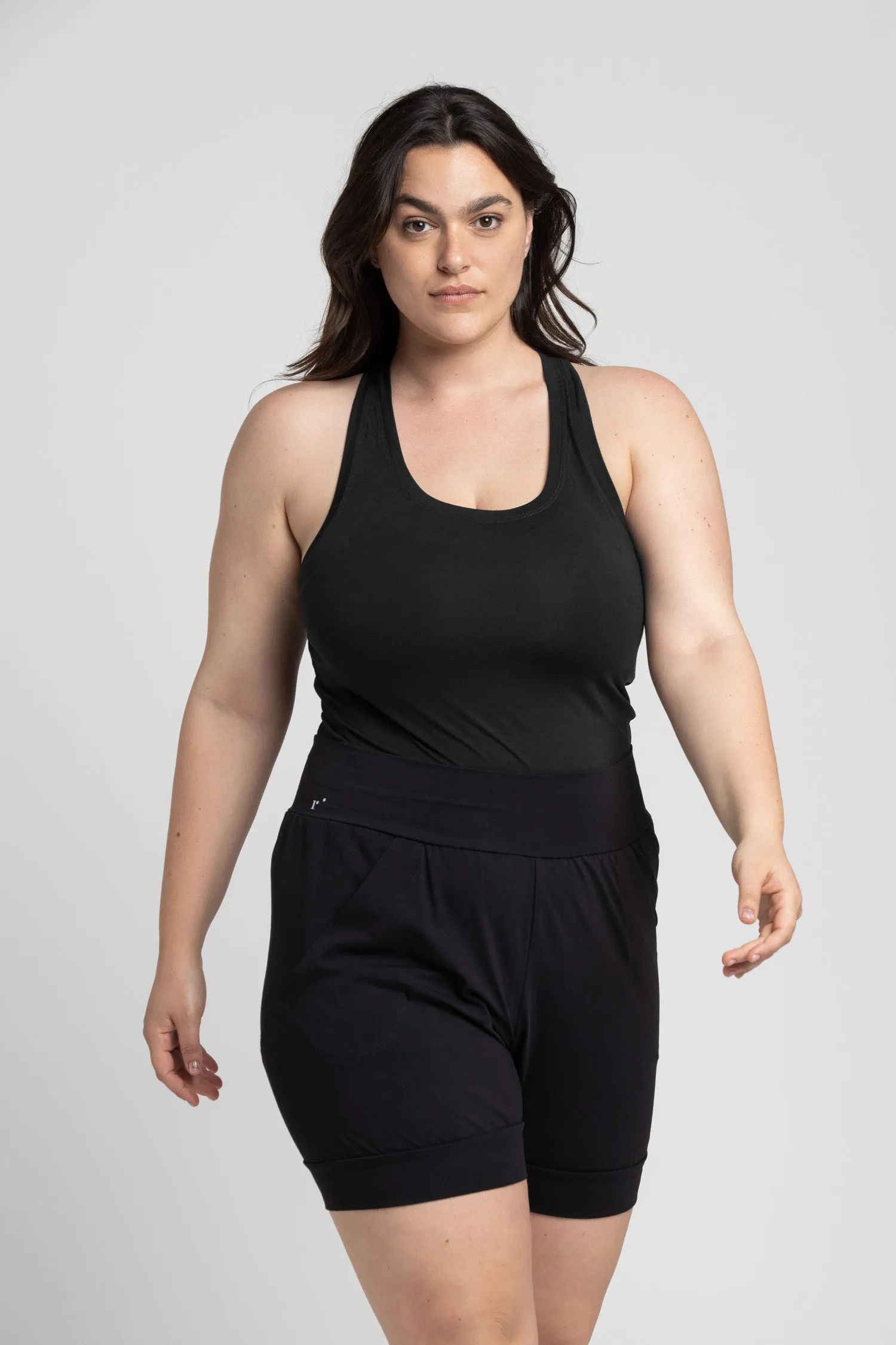 I'mPerfect Organic Cotton Racer Tank Top 35%off
