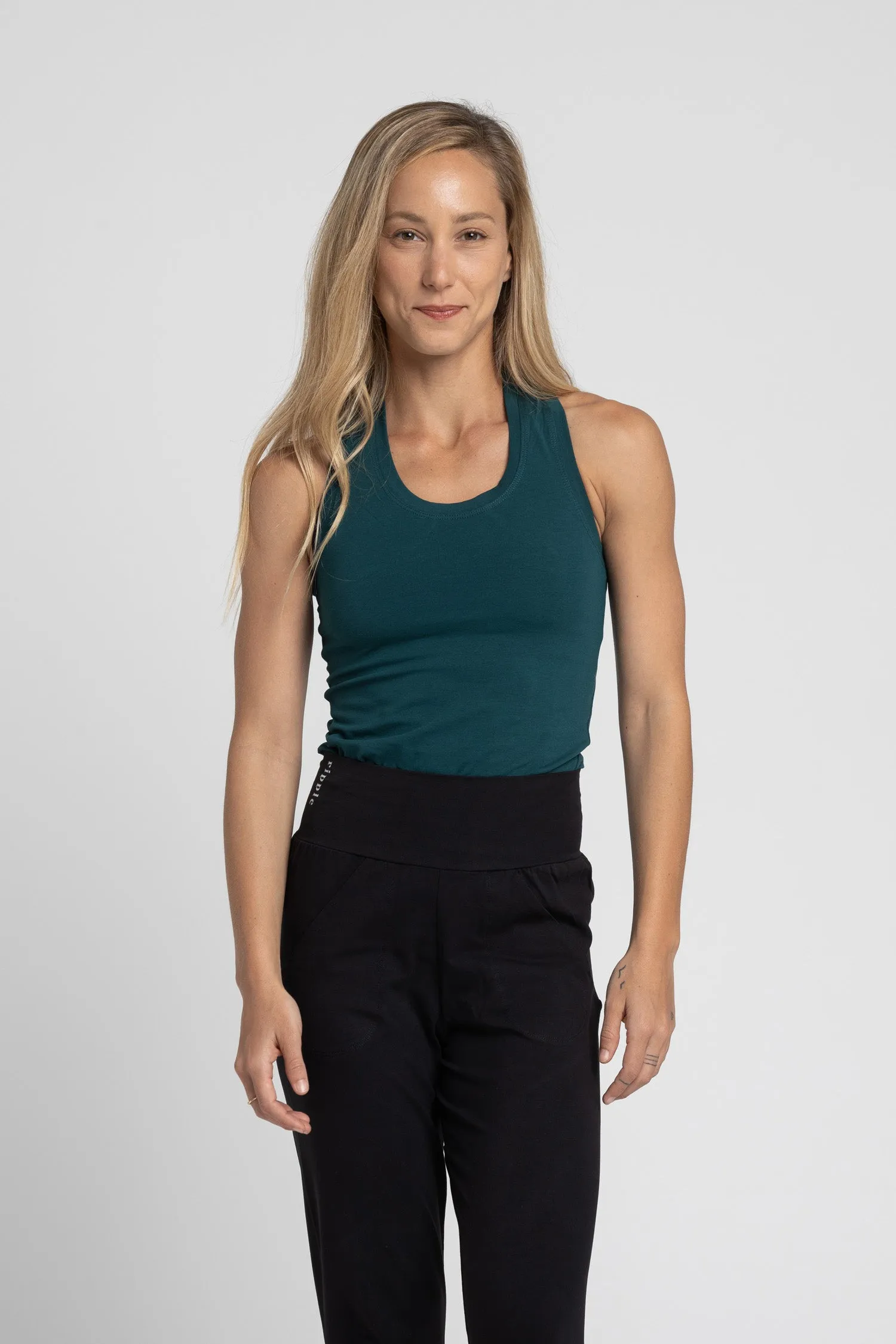 I'mPerfect Organic Cotton Racer Tank Top 35%off
