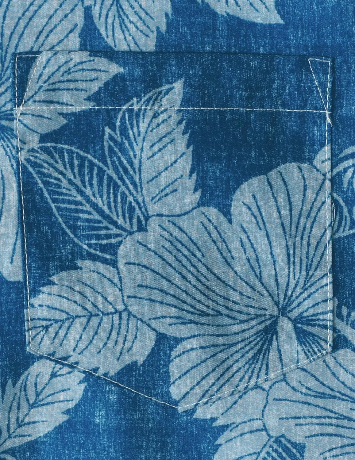 JOGAL Mens Floral Hawaiian Shirt Front Pocket Casual Aloha Shirts