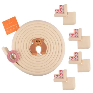 Kiddery Baby Proofing Kit | Edge Corner Guards | White