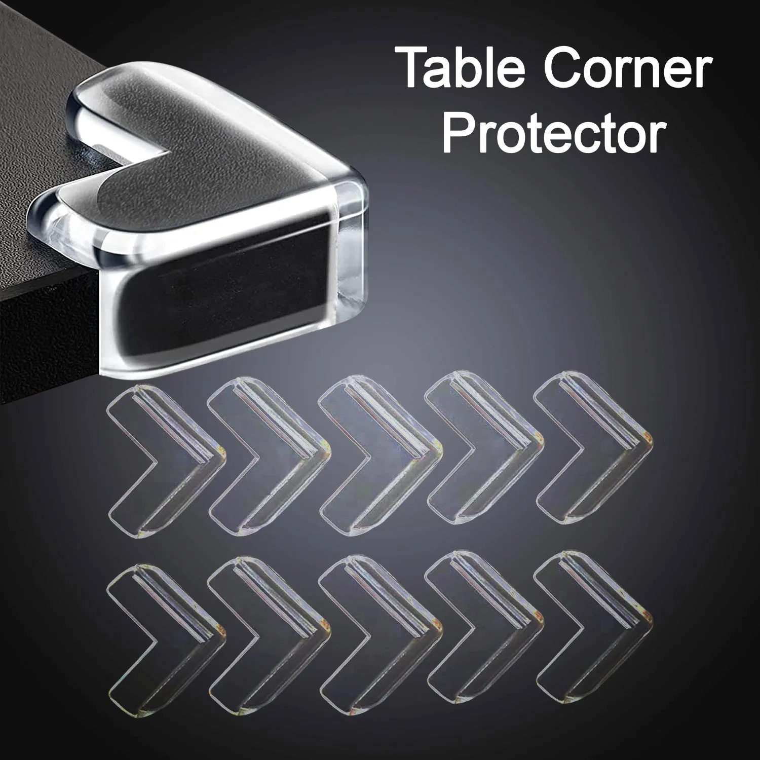 L Shape Safety Corner Protectors (10 Pcs Set)