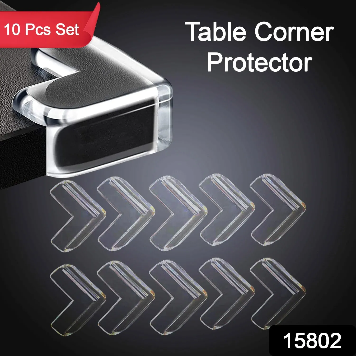 L Shape Safety Corner Protectors (10 Pcs Set)