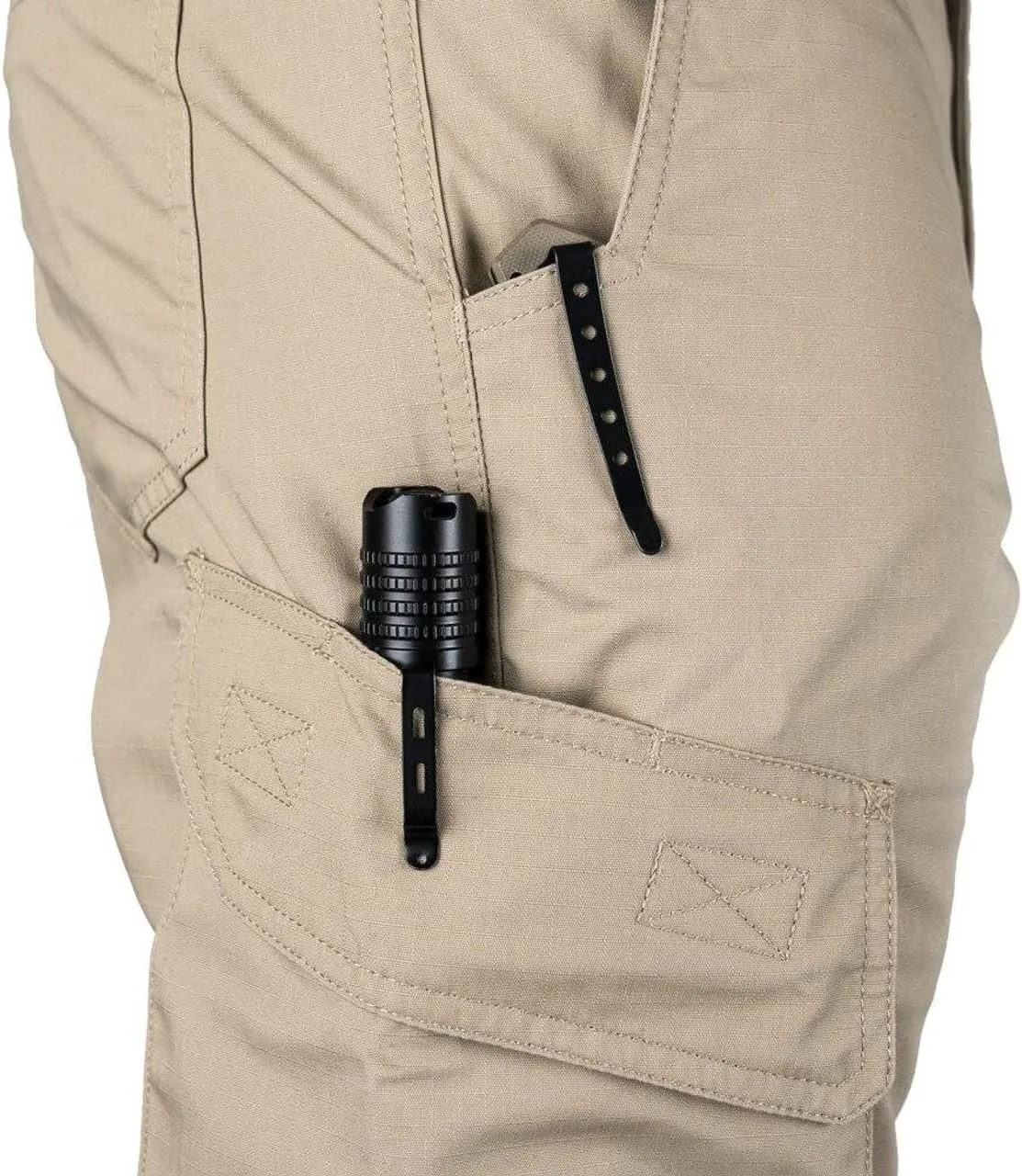 LAPG Men's Urban Ops Tactical Pants, Gusseted Crotch Cargo Pants, Ripstop Work Pants, Water & Stain Resistant Pants for Men