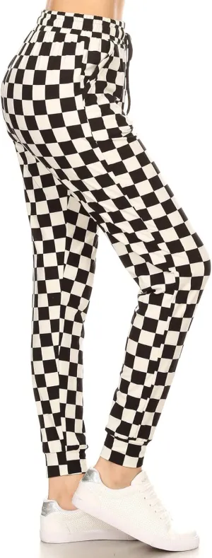 Leggings Depot Women's Jogger Track Cuff Sweatpants with Pockets for Yoga, Workout