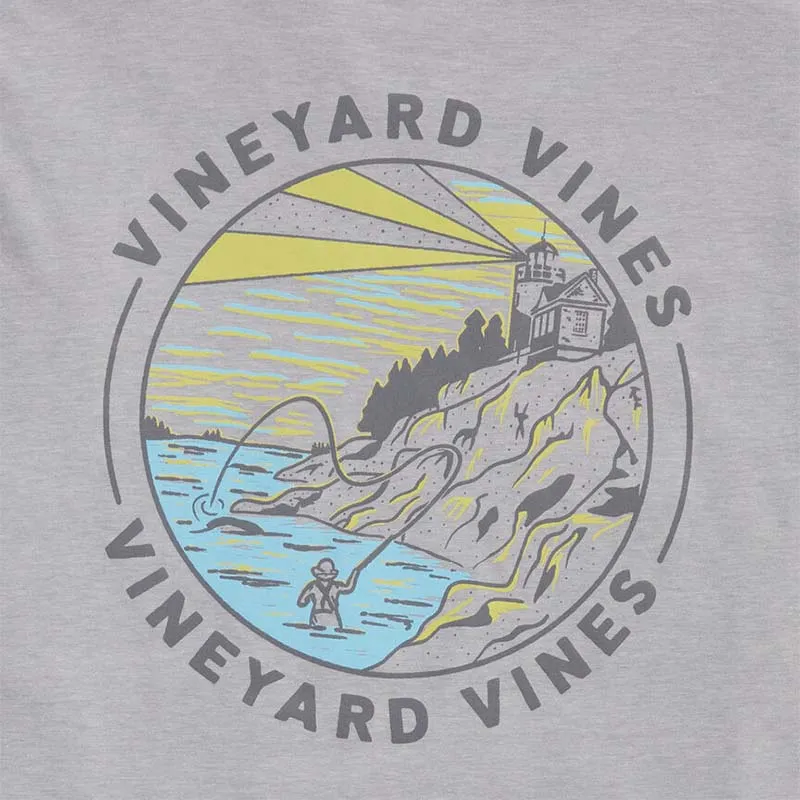Lighthouse Fishing Short Sleeve T-Shirt