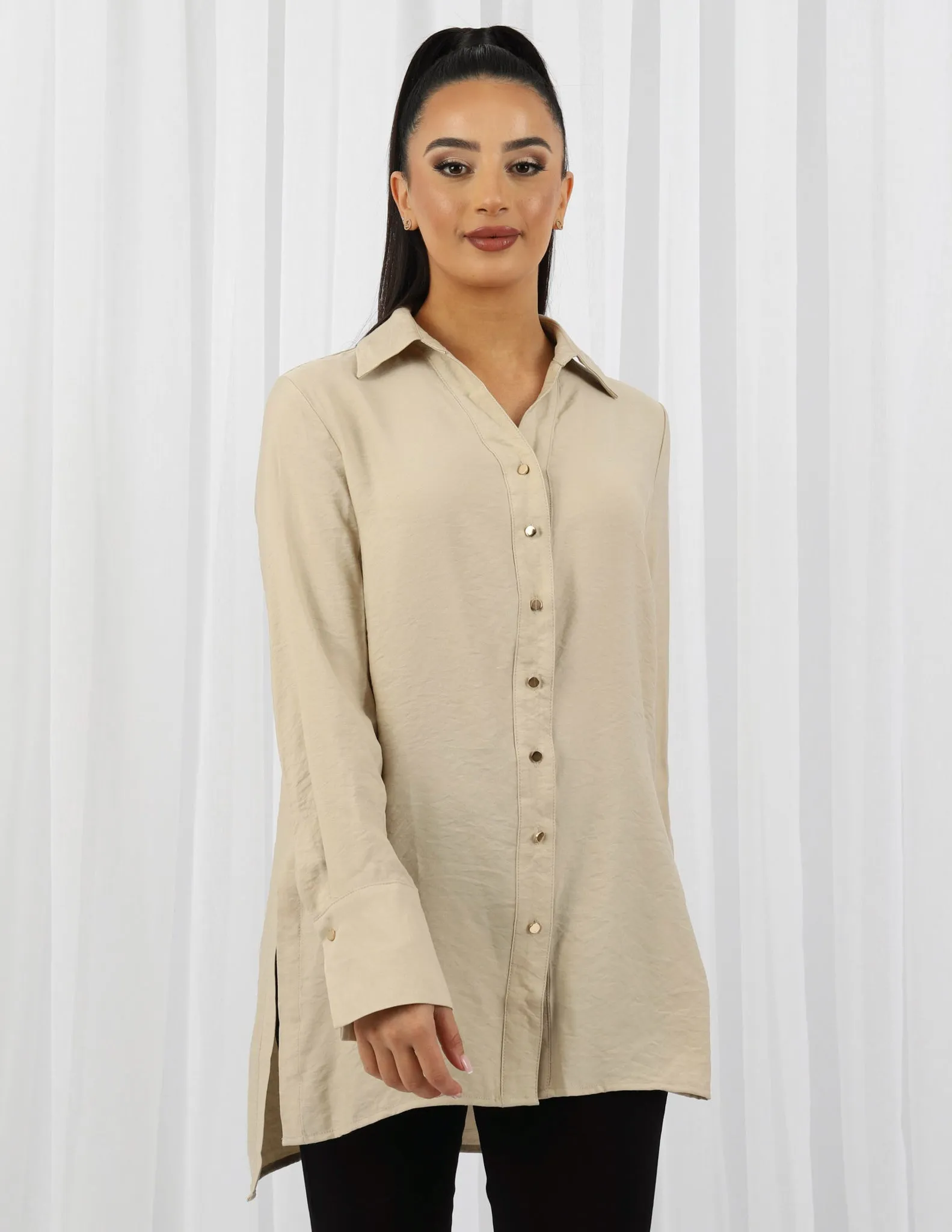 Lydia Lightweight Split Shirt