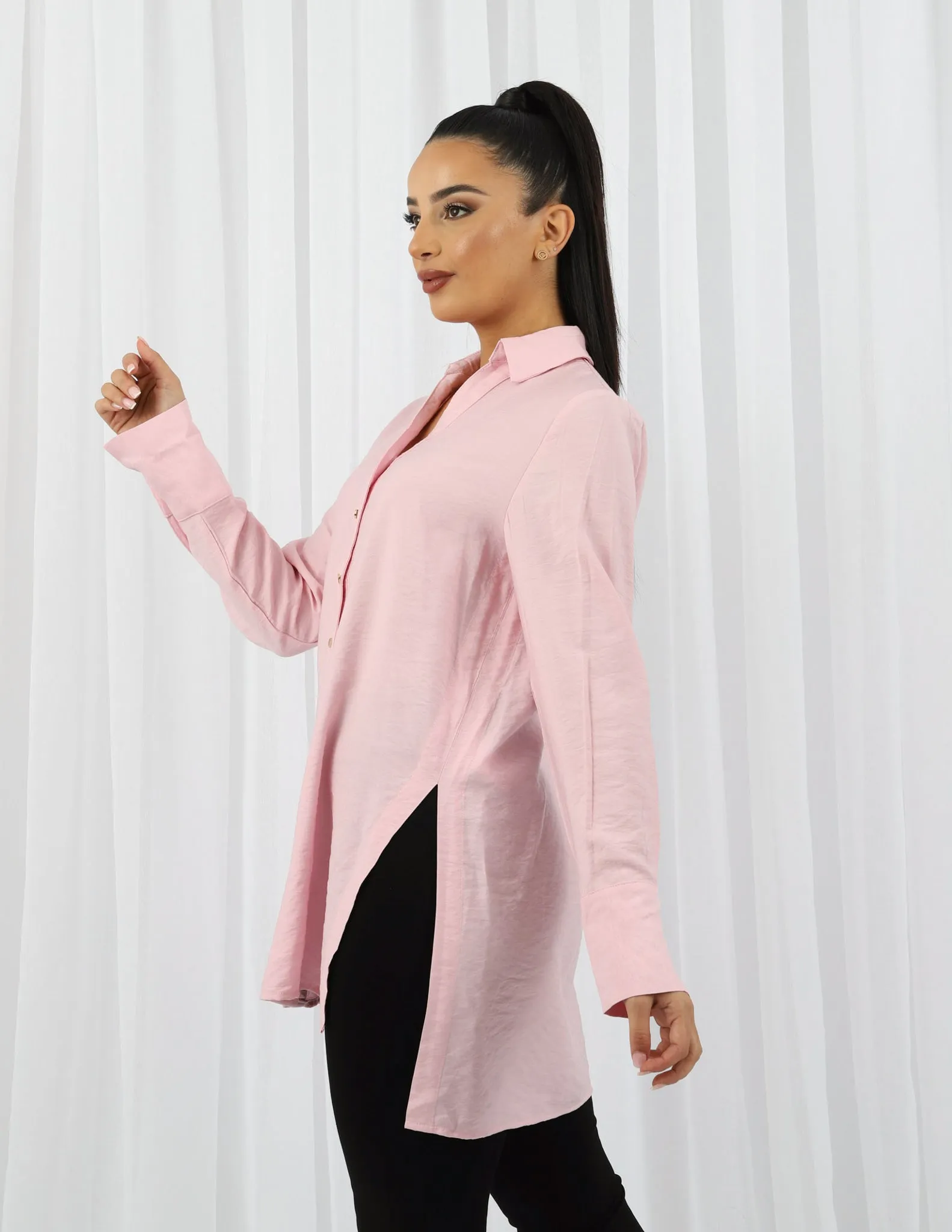 Lydia Lightweight Split Shirt