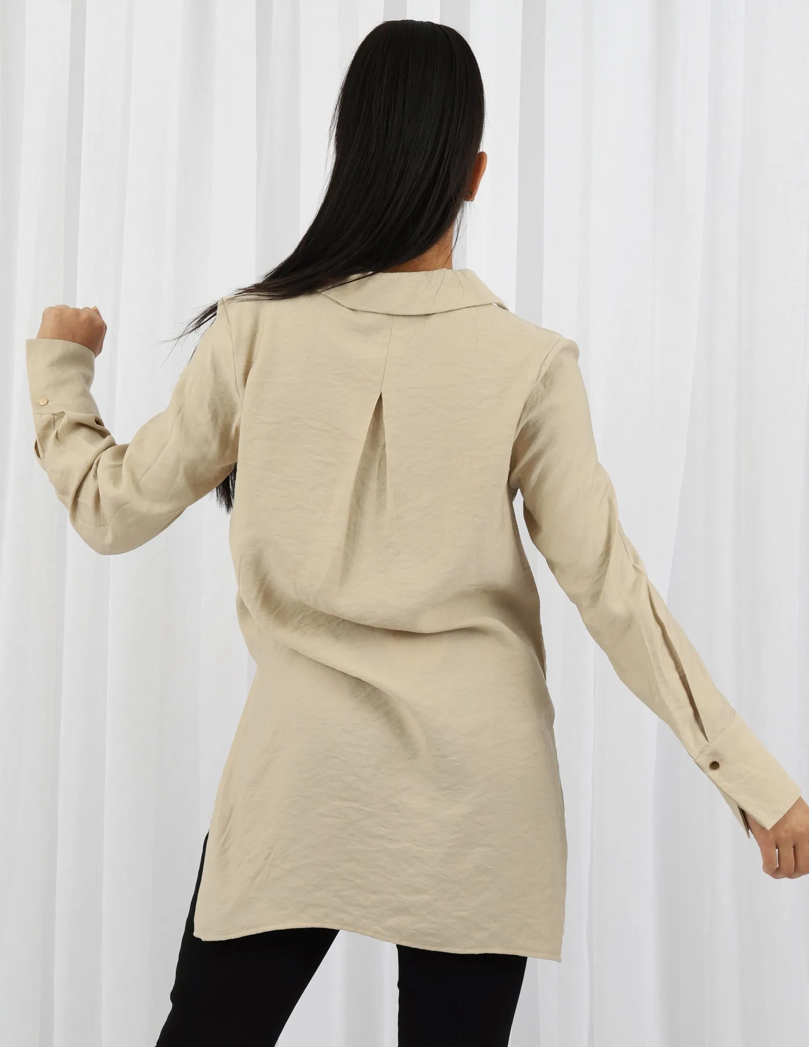 Lydia Lightweight Split Shirt