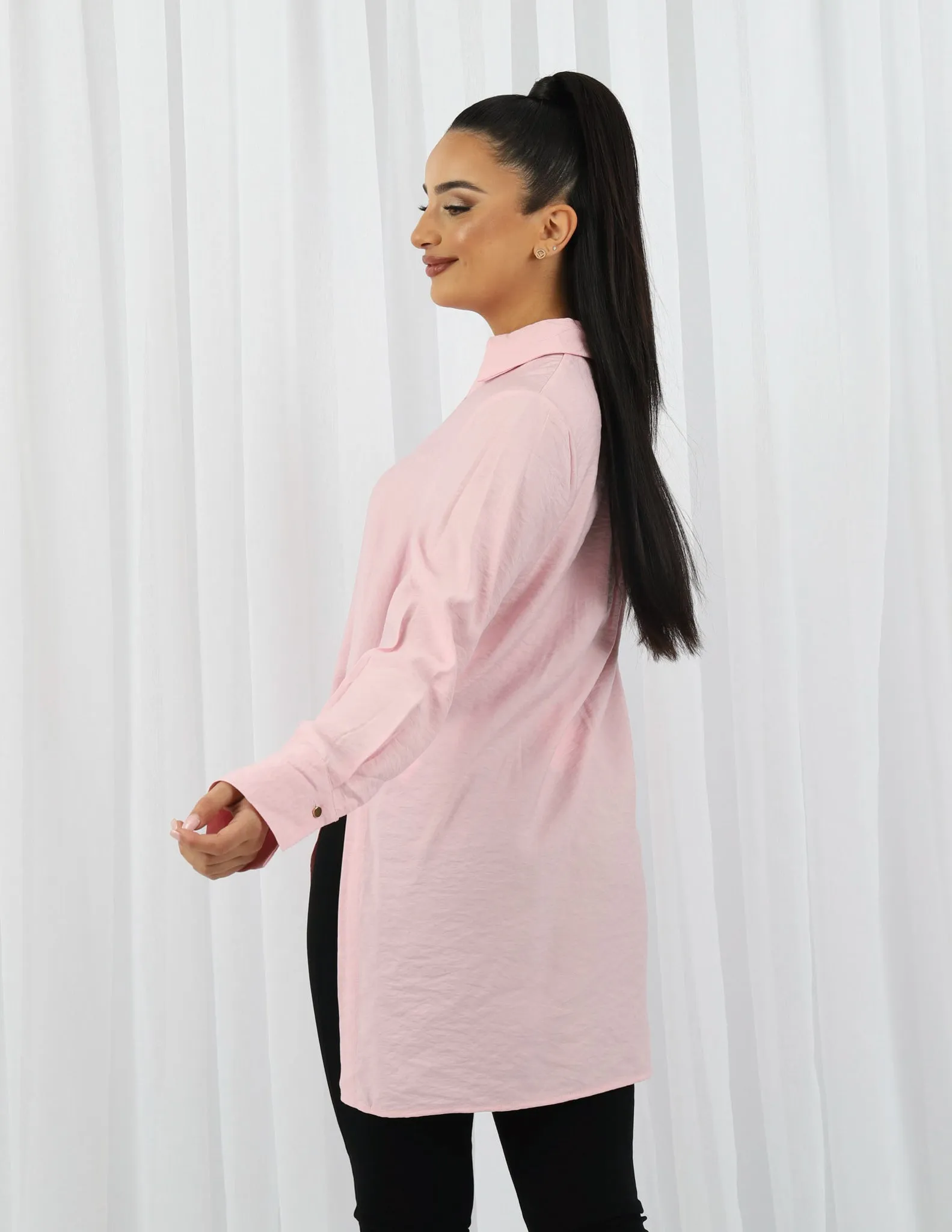 Lydia Lightweight Split Shirt