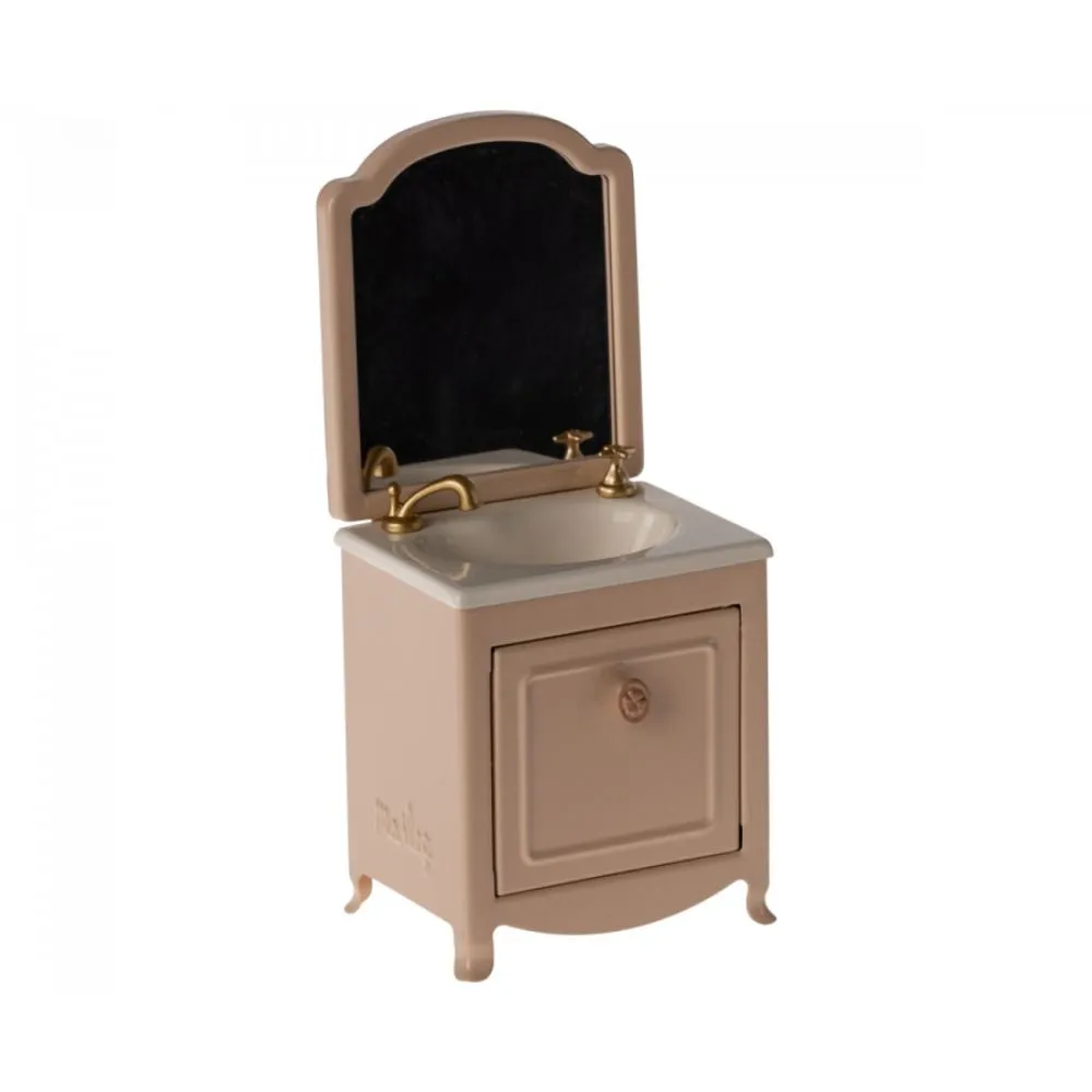 Maileg Sink dresser, Mouse - Powder