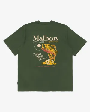 Malbon Golf Sinker T-Shirt - FOREST