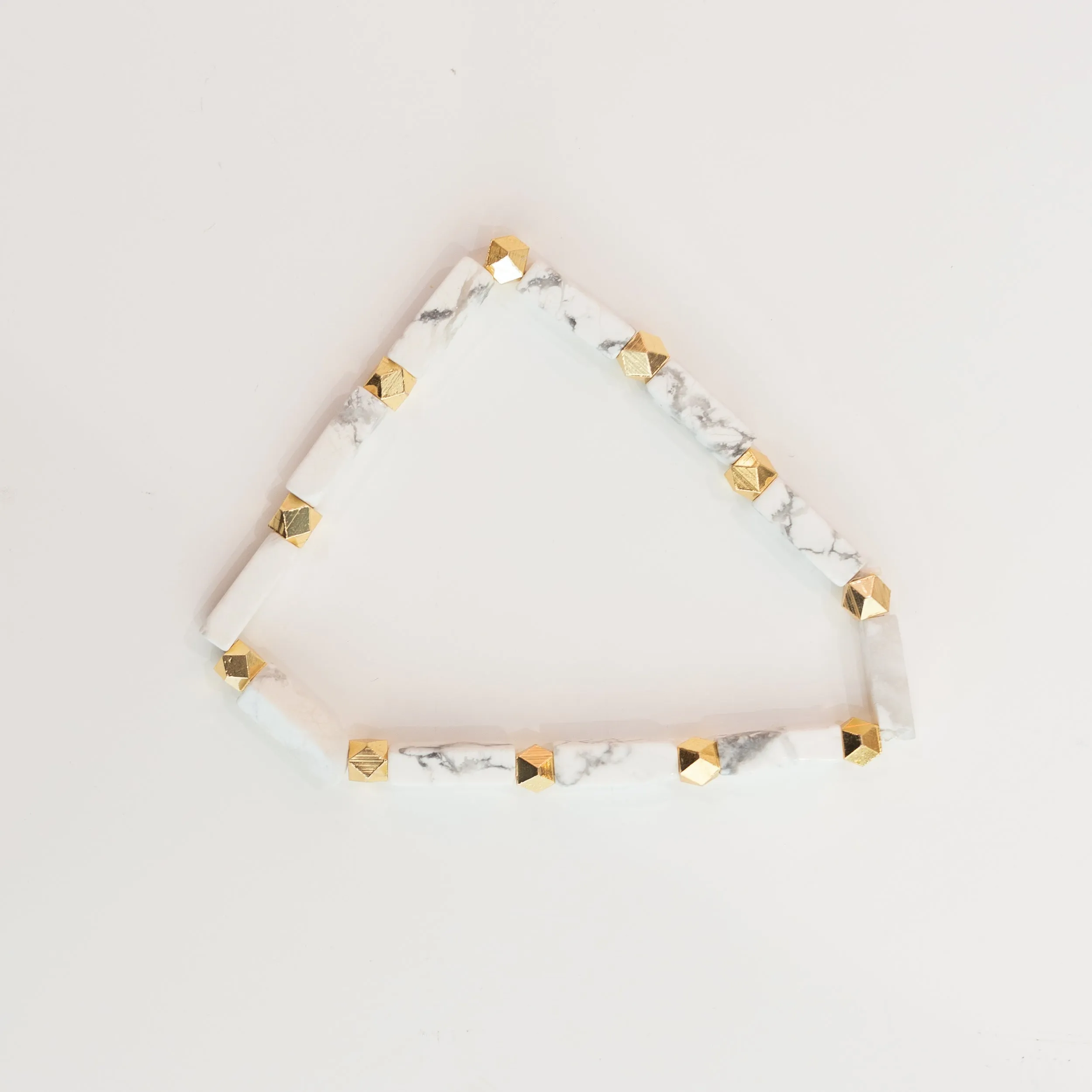 Marble   Gold Stretch Bracelet