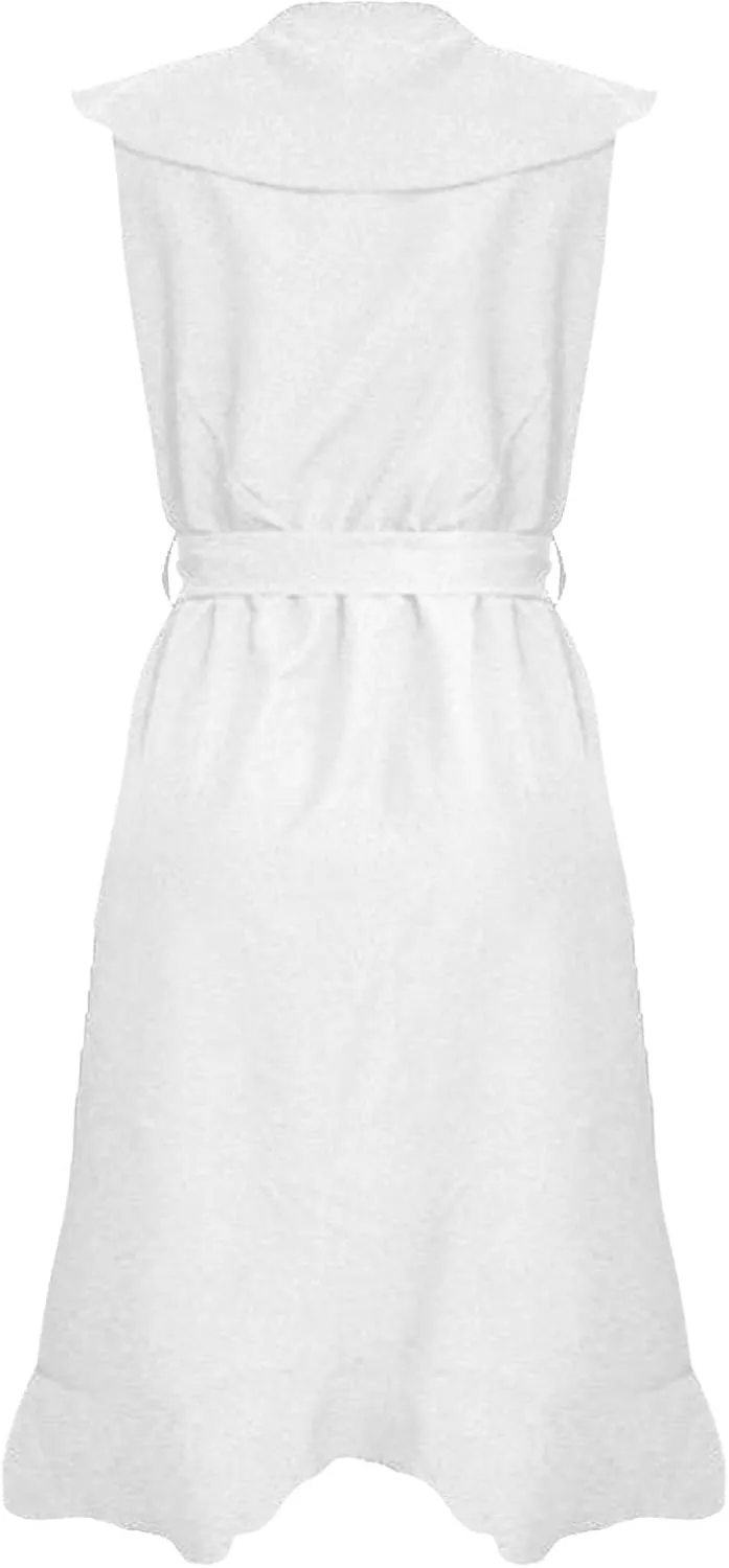 Maxi Dresses for Women 2025 Summer Deep V Neck Ruffle Hem Flowy Beach Sundress Elegant Wrap Formal Wedding Guest Dress