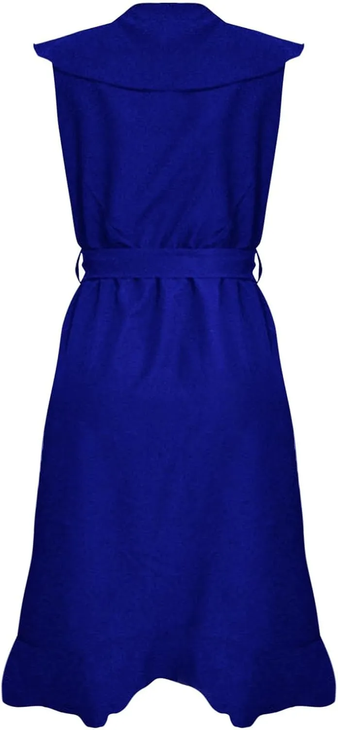 Maxi Dresses for Women 2025 Summer Deep V Neck Ruffle Hem Flowy Beach Sundress Elegant Wrap Formal Wedding Guest Dress