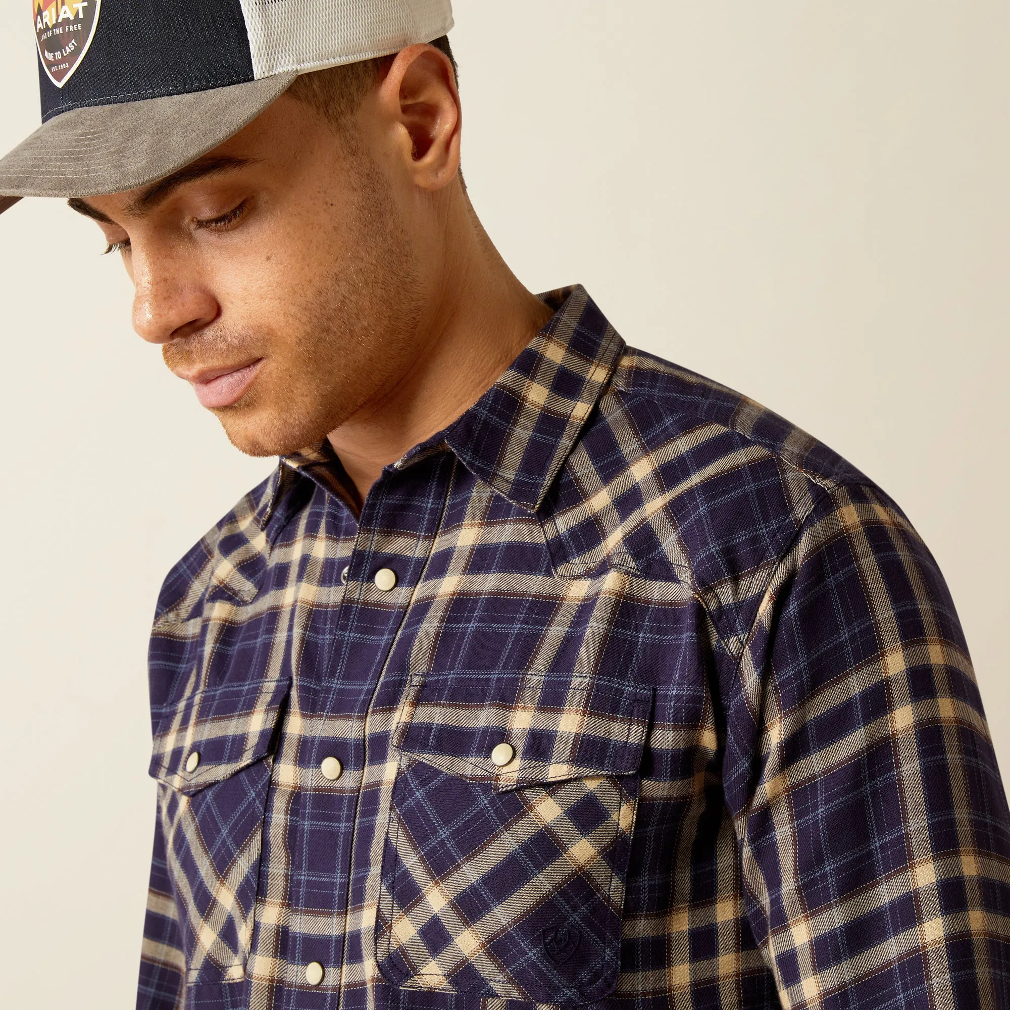Men's Ariat Retro Hayes Snap Front Shirt #10053880