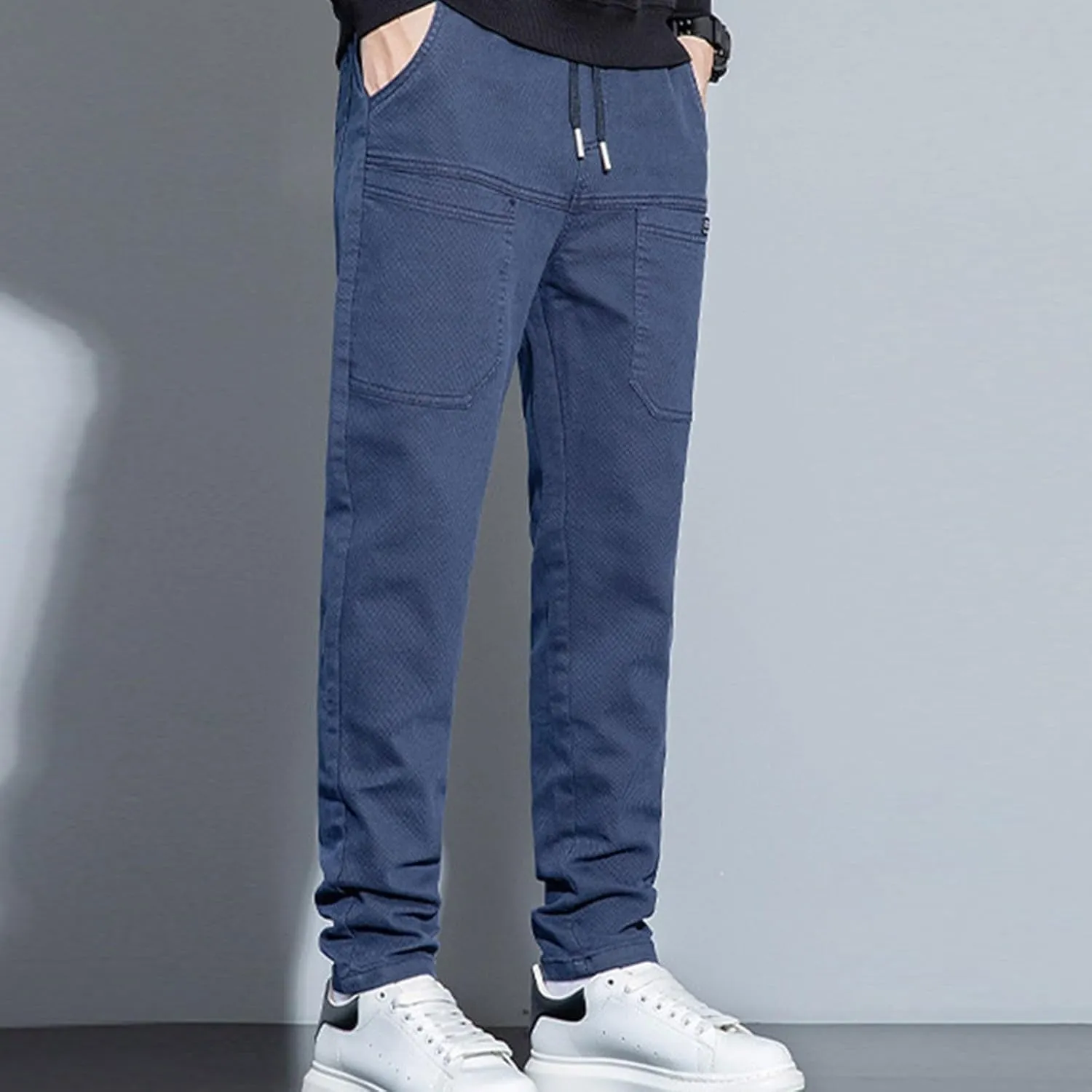 Mens Cargo Pants Relaxed Slim Fit Tapered Chinos Pant Mencomfy - High Stretch Multi-Pocket Durable Cargo Pants